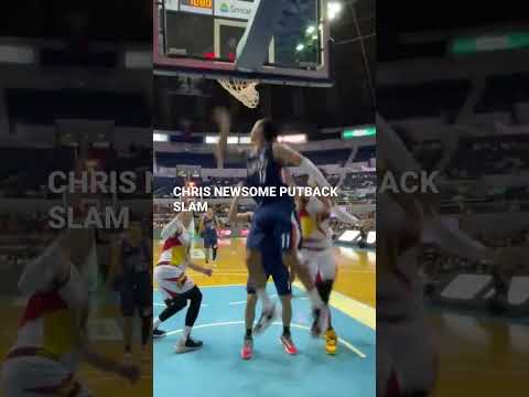 CHRIS NEWSOME PUTBACK SLAM / GAME 5 PHILIPPINE CUP