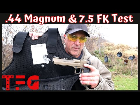 Testing the BulletSafe Vest (.44 Mag & 5.7 FK) - TheFirearmGuy