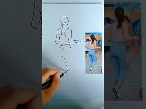 Mature sexy woman sketch #color #drawing #howtodrawandcolorforkids