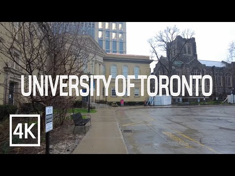 4K Rainy Walk | University of Toronto Campus (May 2022)