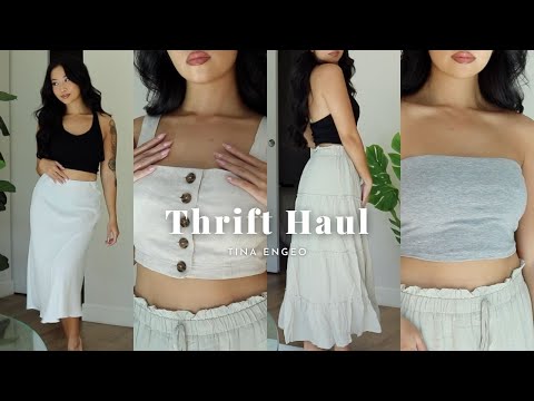 Thrift Try On Haul - summer edition