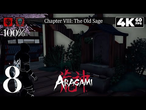 Aragami (PC) - 4K60 Walkthrough (100%, Yurei/Oni, S Rank) Chapter 8 - The Old Sage