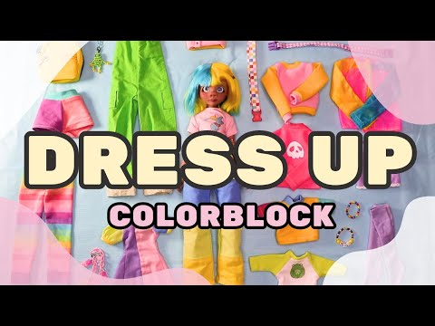 BJD Dress up COLORBLOCK CUTIE | Teeny Tinkers Clover