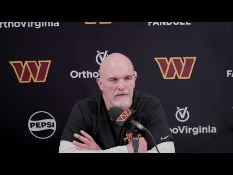 HC Dan Quinn Speaks to the Media on Victory Monday | Washington Commanders