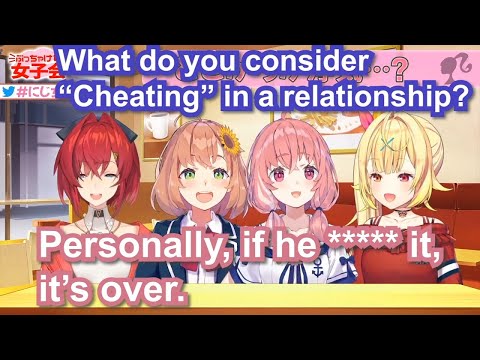 Ange Katrina, HonHima, Sasaki Saku & Hoshikawa Sara's romance convo pack【Eng Sub / Nijisanji】