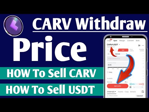 CARV Withdraw Process || Carv Token withdraw kaisy karain || How to Sell CARV Token Bitget Exchange