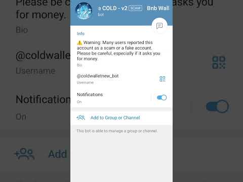 Bnb Wallet - Mine COLD scam Alert 🚨⚠️ @bnbcoldwallet