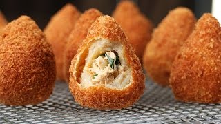 Brazilian Chicken Croquettes (Coxinha)