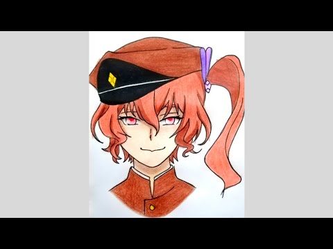 How to draw Teruko Okura from Bsd #shorts #short #artsyfam #anime #trending #viral #bungoustraydogs