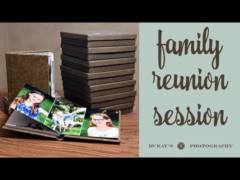 Summer Vacation Book Design: family reunion souvenir books