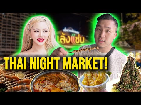 CRAZY Bangkok Night Market (ft. THAI Influencer)