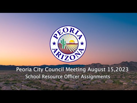 Council Clip 8.15.23 School Resource Officer Assignments