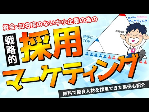 有名企業に負けない戦略的採用マーケティングの流れを図解解説！0円で即戦力採用できた事例付き