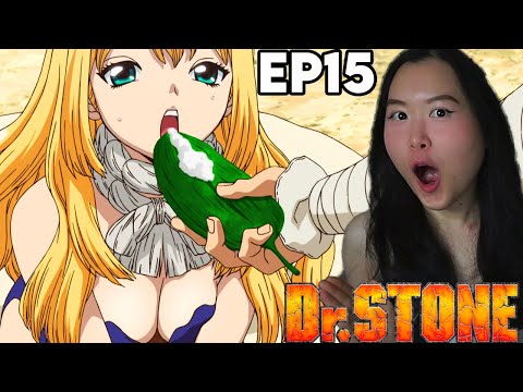 OPEN WIDE...👀👀👀 Dr. STONE Episode 15 REACTION