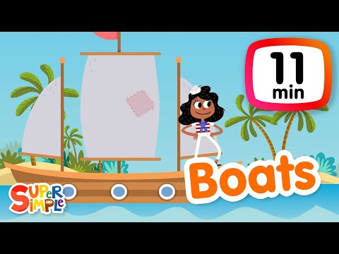 The Super Simple Show - Boats | Cartoons For Kids