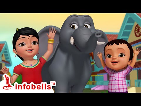 Aane Banthondu Aane | Kannada Rhymes for Children | Infobells #kannadarhymes #aane #babysongs