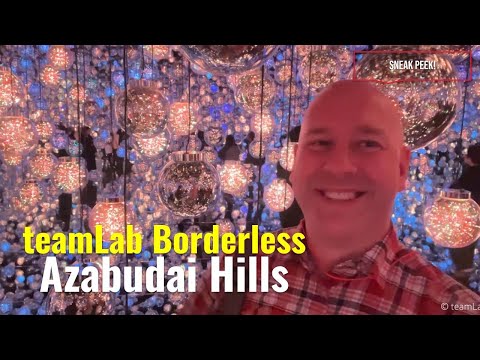 teamLab Borderless at Azabudai Hills (SNEAK PEEK!) - LIVE JAPAN