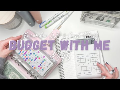 Budget With Me $945 | Nov Wk 3 Money | Zero Based Budget