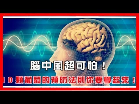 腦中風超可怕！10顆葡萄的預防法則你該學起來！