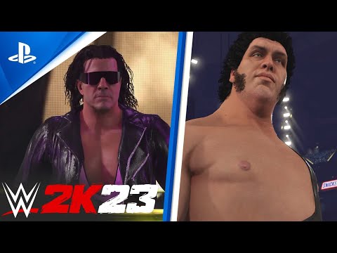 WWE 2K23 Bret Hart Entrance & Andre The Giant (PS5)