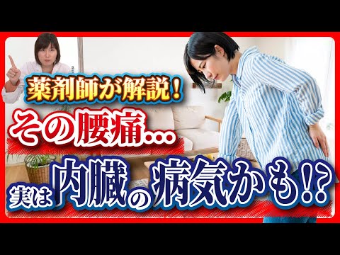 【薬剤師が解説】その腰痛...内臓の病気が原因かも！？腰が痛い時に疑われる内臓の病気5つとその見分け方