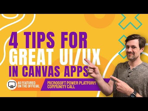 Four SIMPLE Tips for Creating Beautiful UI in Canvas Apps