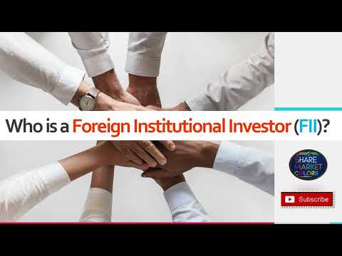 Who is a Foreign Institutional Investor (FII)? #fiis #fpi #foreigninvestment #foreigninvestors #rbi