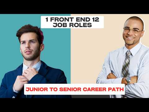 Career path in Front End Development. 1 Front End Course 12 Jobs. #frontend #trending #jobroles