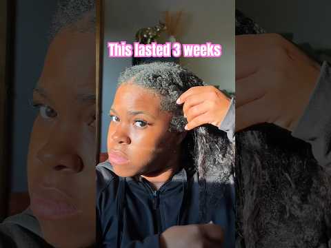 3 week old wash n go refresh😌 #washngo #naturalhairstyles #easyhairstyle #curly #naturally