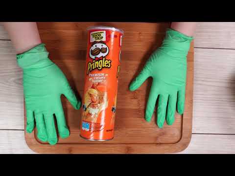 ASMR -Pringles PREMIUM creamy Shrimp   Flavored to SandWich