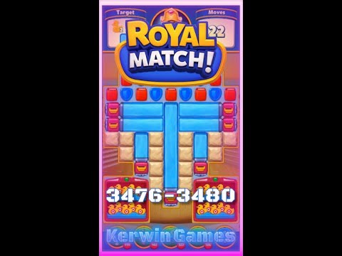 Royal Match Level 3476 3477 3478 3479 3480 - No Boosters Gameplay