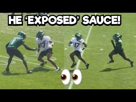 Garrett Wilson ‘BURNS’ Sauce Gardner 🔥😳 (WR Vs CB) Garrett Wilson Vs Sauce Gardner