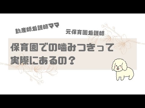 【育児】保育園で噛みつかれた？！そんなことあるの？