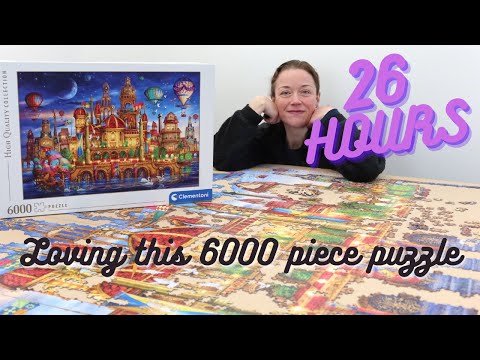 Loving this 6,000 Piece Jigsaw Puzzle - Clementoni's Downtown Part 2