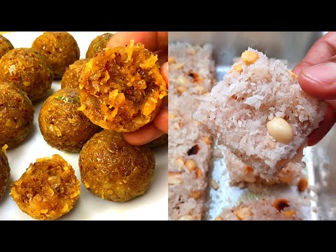 కొబ్బరితో కమ్మనైన 2 రకాల స్వీట్ రెసిపీస్ 😋👌 Kobbari Laddu in telugu|Kobbari Burfi in Telugu