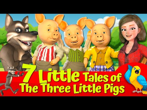 🔴The Three Little Pigs and The Big Bad Wolf 🐷🐺 | English Fairytales for Kids