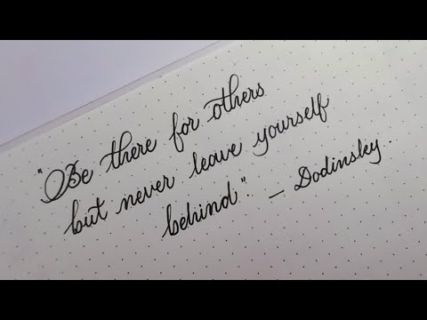 How to improve cursive writing | neat and clean english handwriting |