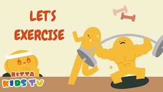 Let's exercise YEAH! | KID's ANIMATION VIDEOS FOR EDUCATION TODDLERS | FUN VIDEOS FOR KIDS