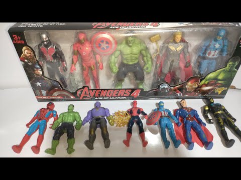 Unboxing Avengers Toys vs | Figure Action | Super Hero Toy | Hulk vs, Iron-man | Satisfying ASMR