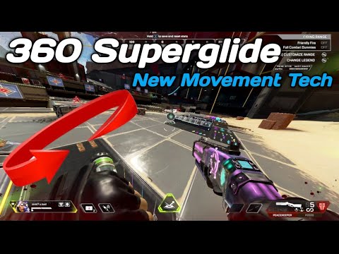 Mid air 360 Tap Strafe Superglide to Neo Strafe on Controller | Apex