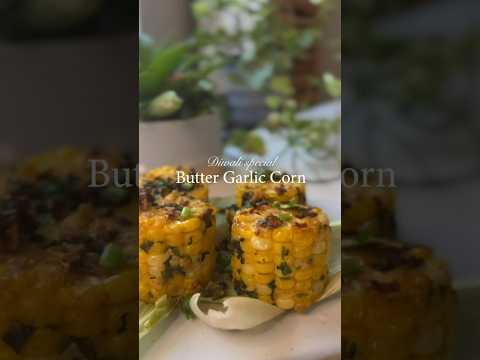 || Butter Garlic🌽😋Corn Recipe || #shorts #viral #ytshorts #cornrecipe #buttergarlic