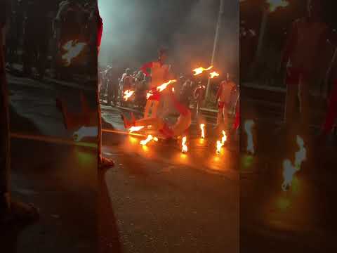 accidentally burn hair between fire dance. 🥹🥹👌👌. #esalaperahera #tradition