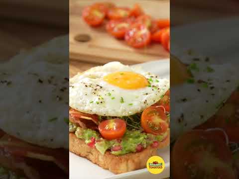 Guacamole/Avocado Egg Toast #shorts