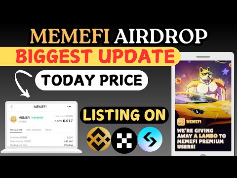 Memefi Airdrop Update | Memefi Listing Confirm | Memefi Withdrawal Process