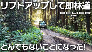 【デリカミニ】リフトアップスプリング装着してすぐ林道走ったら大変なことになりました【三菱DELICA MINI T Premium】