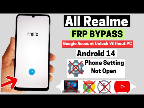 Realme Android 14 Frp Bypass | ❌Setting Not Open | ✅New Solution | All Realme Google Account Bypass