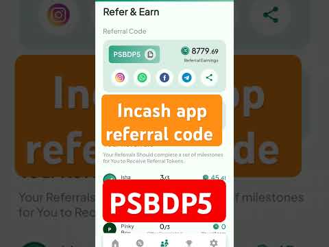 Incash refer code 🔥💸 #shorts #ytshorts #foryou #shortsfeed #music #short