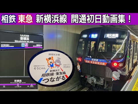 相鉄･東急新横浜線開通☆多種多彩な電車が直通！