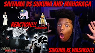 Saitama VS Sukuna And Mahoraga (Reaction!!!)