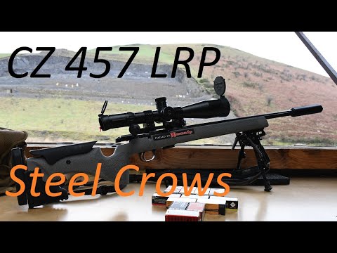 CZ 457 22 LR Rimfire used on Steel targets